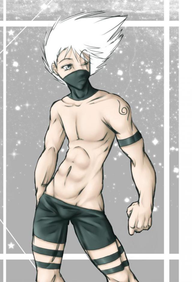 Sexy Cute Naked Kakashi